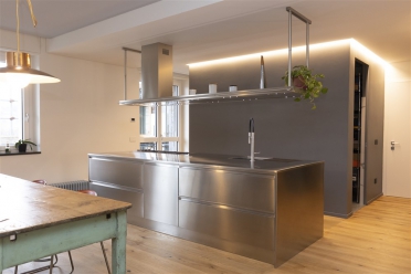 Cucina isola collezione STEEL. 