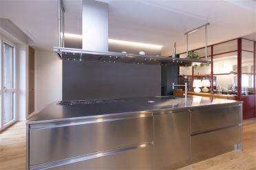 Cucina isola collezione STEEL. 